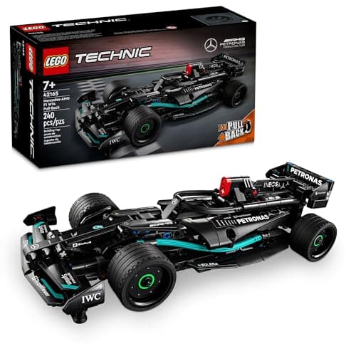 LEGO Technic Mercedes-AMG F1 W14 E Performance Pull-Back Car Toy, Vehicle Building Set for Boys and Girls, Mercedes Race Car Toy Model, Gift for Kids Ages 7 and Up, 42165