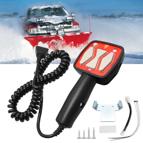 Liwogi Snowplow Handheld Controller Replacement for Western 56462 SAM 1306902 Fisher 9400 Straight Blade Plows Western Snow Plow Controller, 6-Pin Plug Hand Held Remote Controller, Snowblades Plow