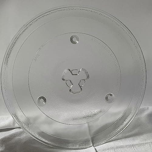 10 1/2 Inches Replacement Microwave Glass Plate Compatible with Hamilton Beach 252100500497, HB-P90D23, Microwave Glass Turntable Compatible with GE, Sunbeam, Emerson P23, Replace Part #252100500497