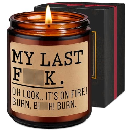 Fairy's Gift Candles, Cool Presents, Funny Relaxation Gifts for Women Men Mom Coworker Friend Boss, Cool Birthday Fun Presents for Her, Christmas Sarcastic Office Relaxing Gifts for Women Nerd Cousin