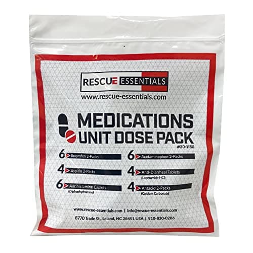 MEDICATIONS Unit DOSE Pack by RESCUE ESSENTIALS