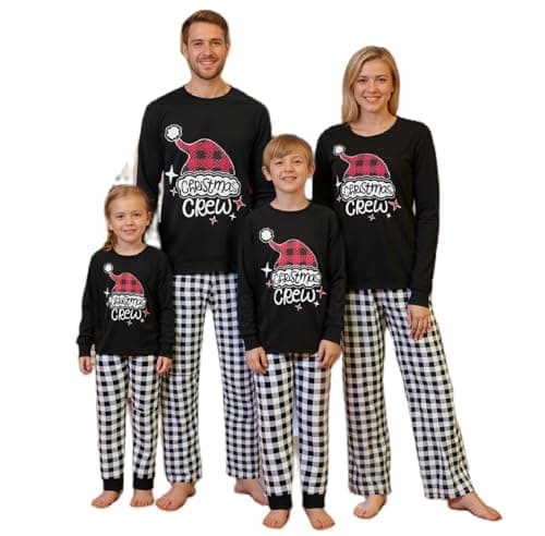 Yaguyuly Matching Family Pajamas Christmas Pjs Matching Sets Couple Pajamas Cousin Pjs Sets for Kids Baby (Dog, S,Cp1)