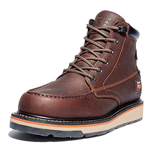 Timberland PRO mens Gridworks 6 Inch Soft Toe Waterproof Industrial Boot, Brown, 9.5 US