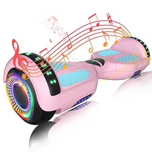 SIMATE Hoverboard, Bluetooth All Terrain Hover Boards with LED Lights and APP Control, Gifts for Kids Adults Girls Boys, for All Ages