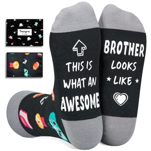 HAPPYPOP Funny Gifts For Older Brother - Great Gifts For Brother, Little Brother Gift, Great Gifts For Him Brother, Brother Birthday Gift