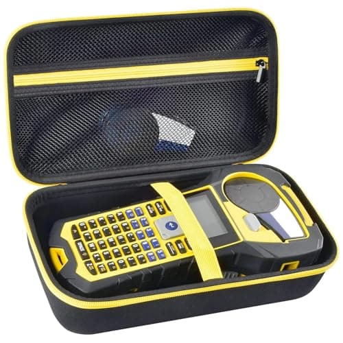 Case Compatible with Brady M210/ BMP21-PLUS/ M210 LAB Handheld Label Printer. Sticker Maker Portable Storage Holder Bag with Pocket for Brady Authentic Labels, USB Cable and Accessories (Box Only)