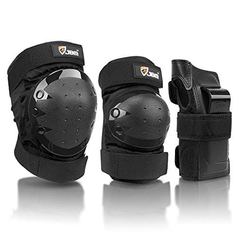 JBM Adult & Kids Knee Pads Elbow Pads and Wrist Guards for Inline Skating, Roller Skating, Skateboarding, Scootering