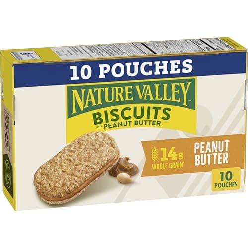 Nature Valley Biscuit Sandwiches, Peanut Butter, 10 ct, 13.5 OZ