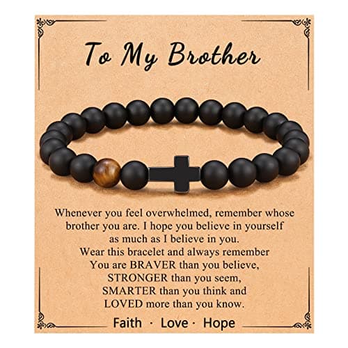 ORISPRE Brother Gifts from Sister Christmas Birthday Fathers' Day Graduation Gifts for Brother Adult Older Big Brother Gift