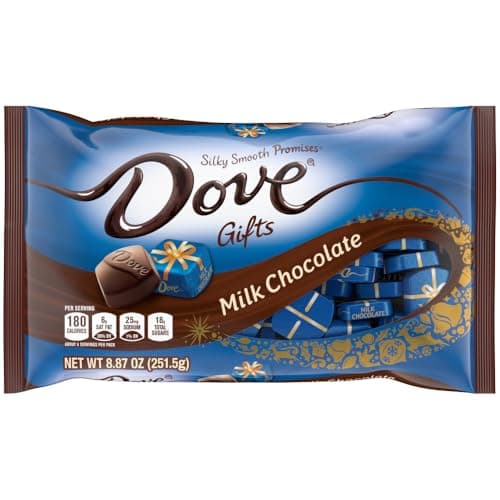 DOVE PROMISES Milk Chocolate Christmas Candy Gifts, 8.87 oz Bag