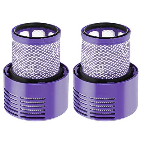 2 Pack V10 Filters Replacement for Dyson Cyclone Series, Cyclone V10 Absolute, Cyclone V10 Animal, Cyclone V10 Motorhead, Cyclone V10 Total Clean, Replaces Part # 969082-01, Not Fit for Dyson V11