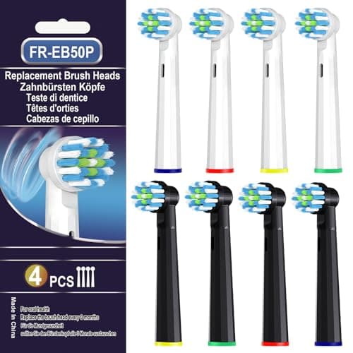 Cellena Replacement Toothbrush Heads Compatible with Oral B Pro 1000 Electric Toothbrush,Professional Clean,Gentle on Gums, Brush Head Refills for Genius/Smart/Vitality Series,8 Count