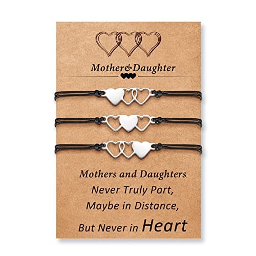 Desimtion Valentines Day Gifts for Daughter from Mom, Mom Gifts from Daughters Mother Daughter Bracelets Daughter Gift from Mom Mother Daughter Gift Ideas Jewelry