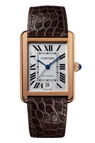 Cartier Tank Solo Extra-Large Pink Gold Watch W5200026