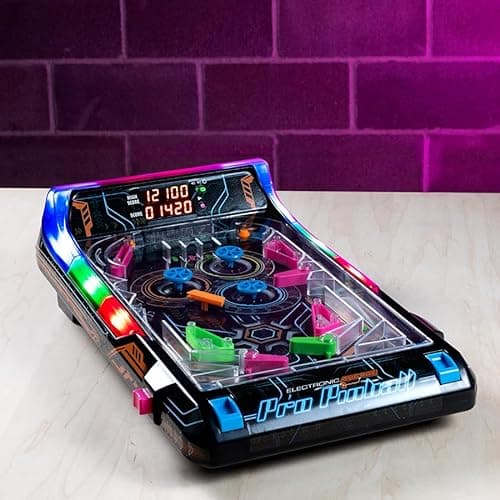 Fat Brain Toys Electronic Arcade Pro Pinball Games for Ages 6 to 10