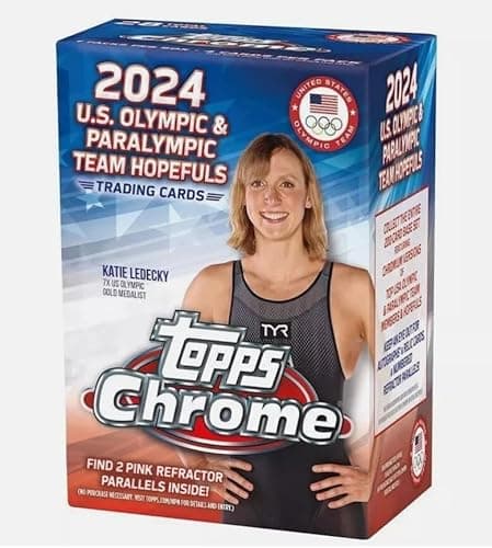 2024 Topps Chrome U.S. Olympic & Paralympic Hopefuls Value Blaster Box