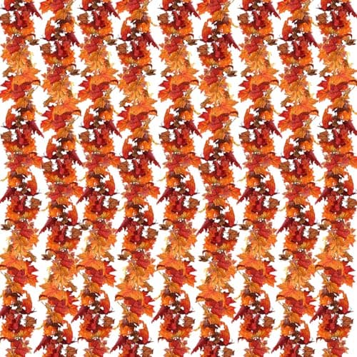 CQURE 18 Pack Fall Leaf Garland, Total 106.2Ft Artificial Fall Vines Autumn Garland Fall Maple Leaves Thanksgiving Decor for Home Wedding Fireplace Party