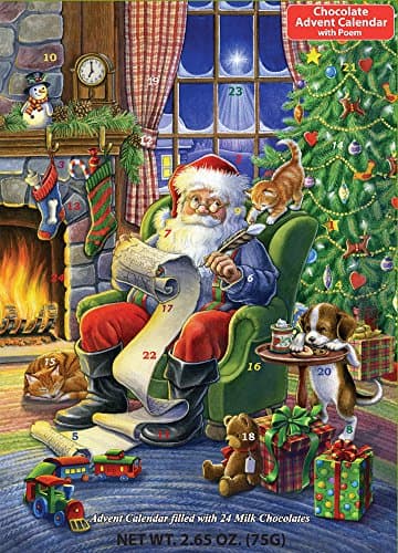 Sant'a Naughty or Nice Chocolate Advent Calendar by Vermont Christmas Company - A Sweet and Tasty Christmas Countdown