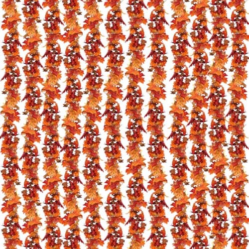 CQURE 12 Pack Fall Leaf Garland, 5.9Ft Artificial Maple Leaf Garland Fall Leaves Autumn Hanging Vines Maple Leaves Thanksgiving Decor for Home Wedding Fireplace Party