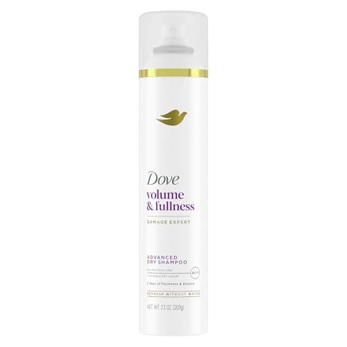 Dove Advanced Advanced Dry Shampoo Volume & Fullness Refresh & Revive Flat Hair Without Water for 2 Days of Freshness & Bounce 7.3 oz