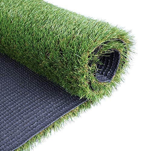 Petgrow Synthetic Artificial Grass Turf Lawn 4ft x 10ft, 1.38" Outdoor/Indoor Fake Grass Rug Astroturf for Dogs,Faux Grass Rug with Drainage Holes/Custom Size Provided