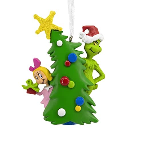 Hallmark Dr. Seuss's How the Grinch Stole Christmas! Grinch With Cindy Lou Who Christmas Ornament