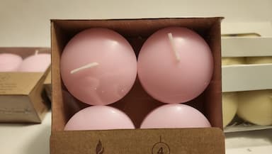 Pink Floating Candles