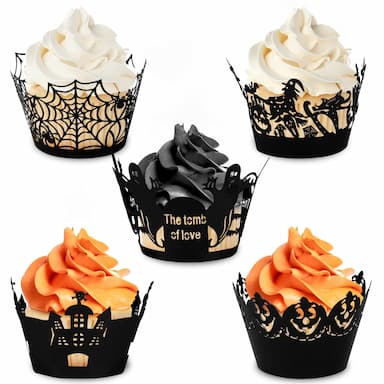 Wrappers for Halloween Cakes