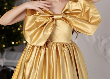 Gold Dresses for Girls