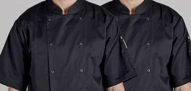 Black Chef Jackets for Men