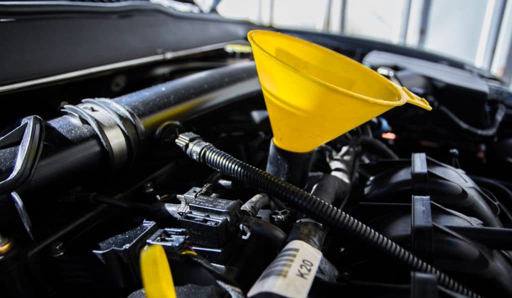 Funnel for Car Oil