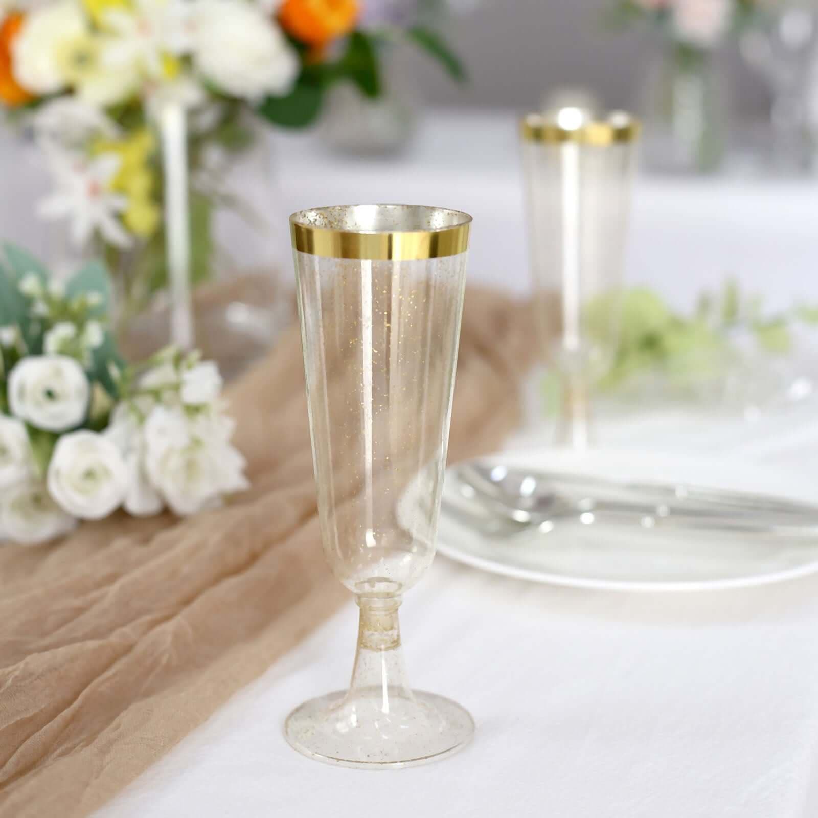 Plastic Champagne Glasses