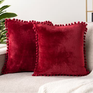 Red Throw Pillow Covers