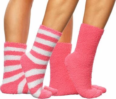 Pink Fuzzy Socks