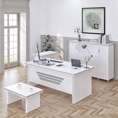 White Office Furnitures