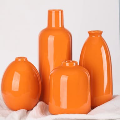 Orange Vases