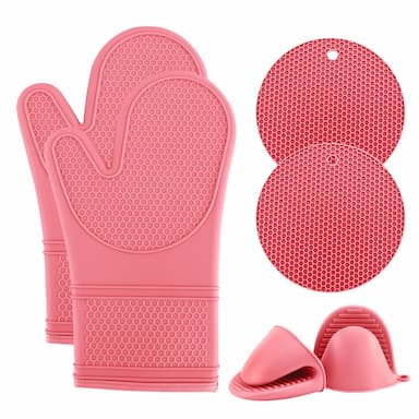 Silicone Oven Mitt Sets