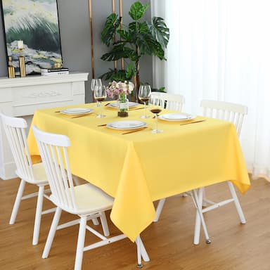 Yellow Tableclothes