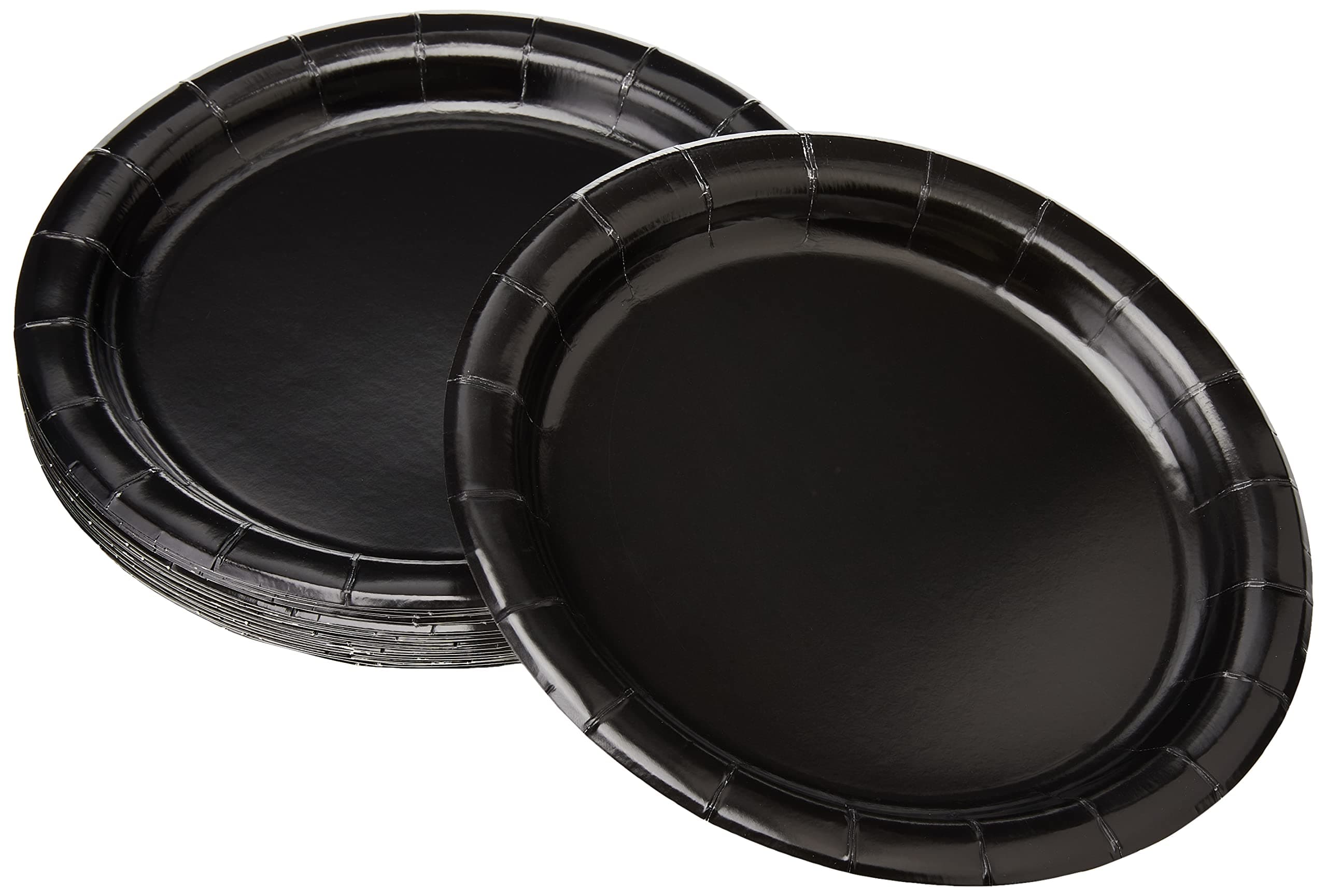 Black Paper Plates