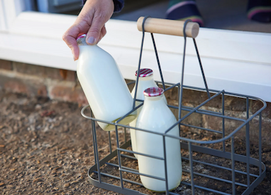 Glass Milk Bottles