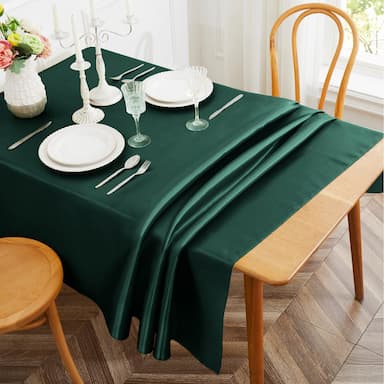 Green Tableclothes