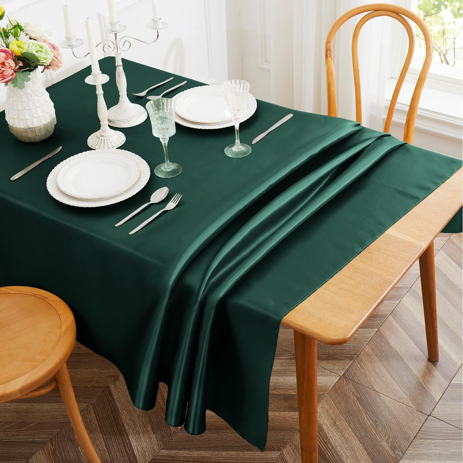 Green Tableclothes