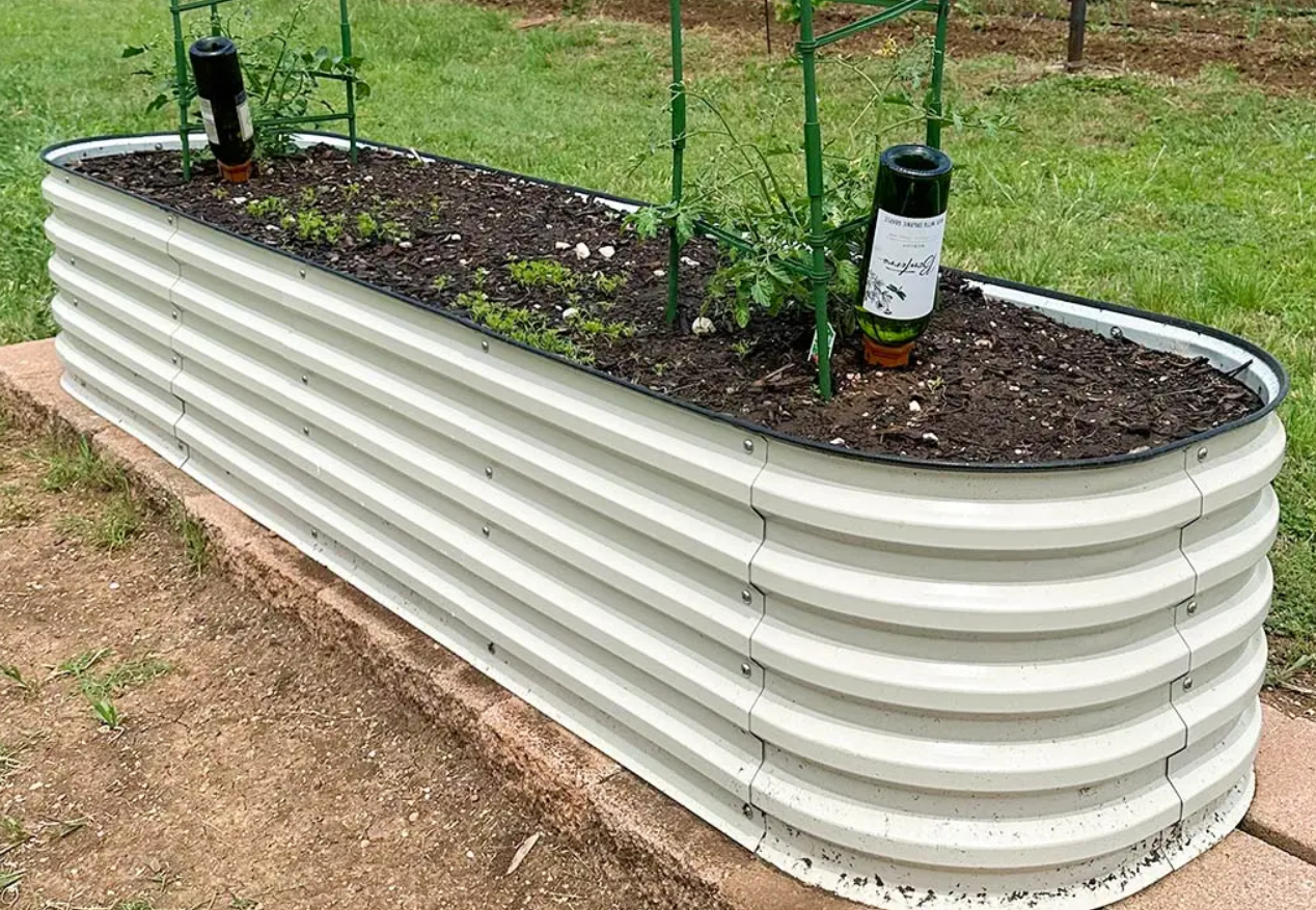 Tall Outdoor Metal Raised Garden Beds