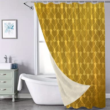 Yellow Shower Curtains