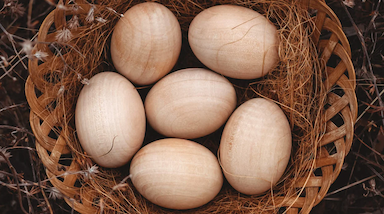 Wooden Eggs