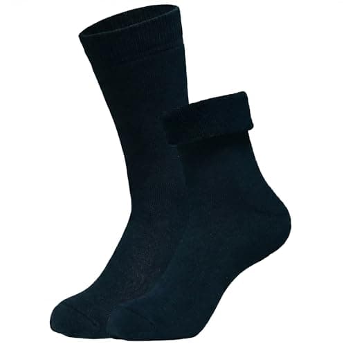 Best Thermal Socks for Men #4 from LMHCISO LMHCISO Men's Thermal Winter Socks Heavy Thick Warm Socks for Cold Weather,Insulated Crew Work Hiking Boot Socks Size 8-13