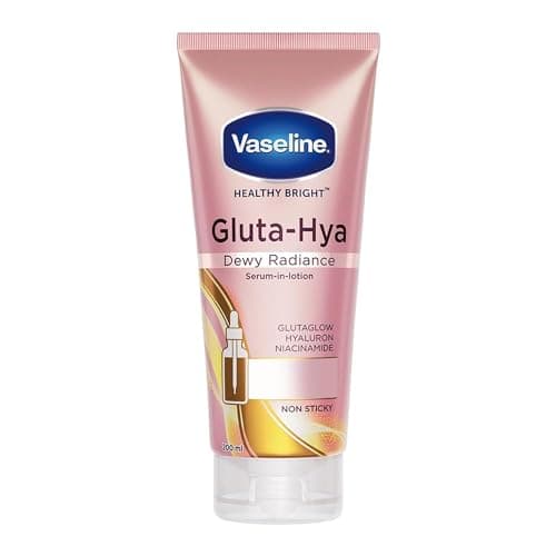 Best Vaseline Lotions #3 from Vaseline Vaseline Gluta-Hya Dewy Radiance Serum-in-Lotion, Lightweight Moisturizing Body Lotion – 200 ml / 6.7 fl oz