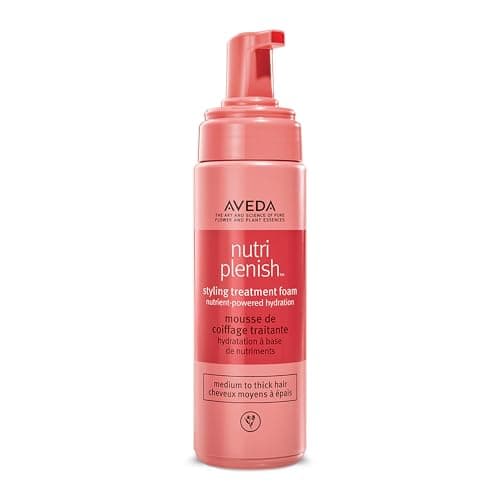 Best Aveda Styling Products #1 from Aveda Aveda Nutriplenish Styling Treatment Foam | Soft Hold Styling Foam for Medium to Thick Hair | Hydrates and Nourishes | 94% Naturally Derived*, 6.7 Fl Oz
