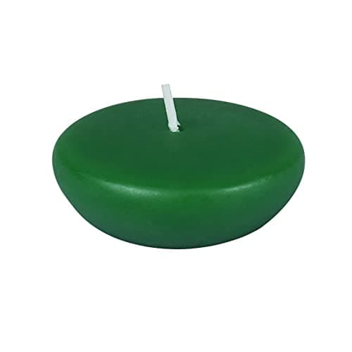 Best Pink Floating Candles #1 from Zest Candle Zest Candle 24-Piece Floating Candles, 2.25-Inch, Hunter Green