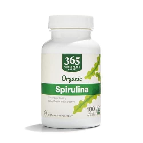 Best Spirulina Tablets #3 from 365 by Whole Foods Market 365 by Whole Foods Market, Spirulina 500mg, 100 ct